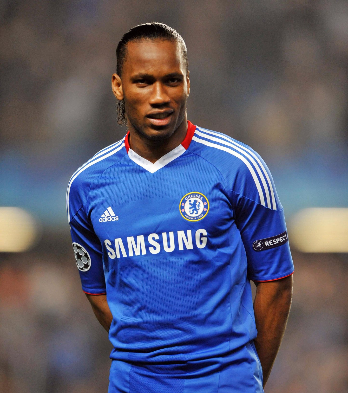 ADIDAS DIDIER DROGBA CHELSEA FC JERSEY DE CASA UEFA CHAMPIONS LEAGUE 2010/11 4