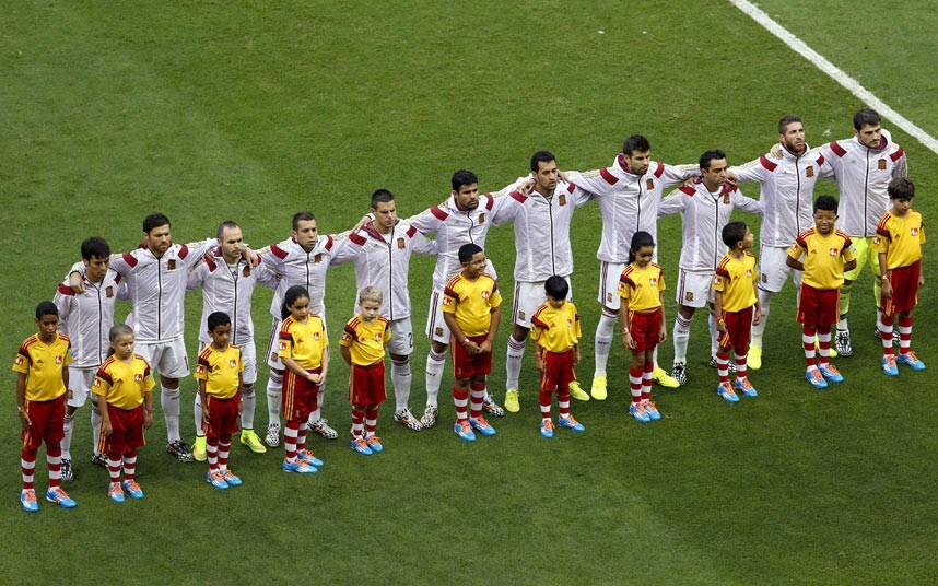 ADIDAS ESPAÑA CHAMARRA ANTHEM COPA MUNDIAL FIFA 2014 7