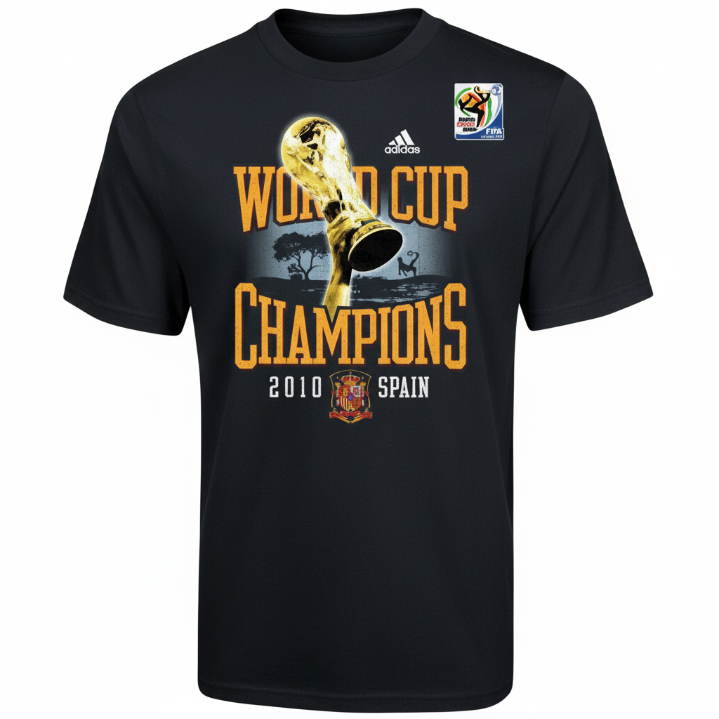 ADIDAS ESPAÑA PLAYERA CAMPEON DEL MUNDIAL FIFA 2010 4