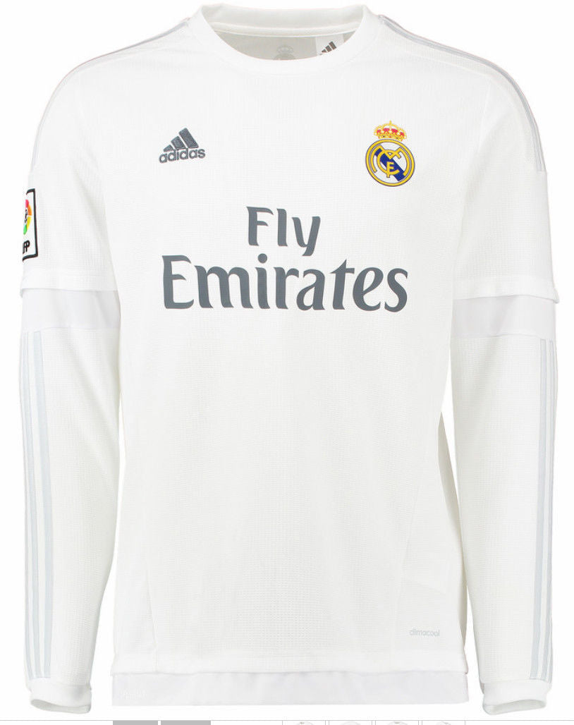 ADIDAS GARETH BALE REAL MADRID JERSEY MANGA LARGA DE CASA 2015/16 3