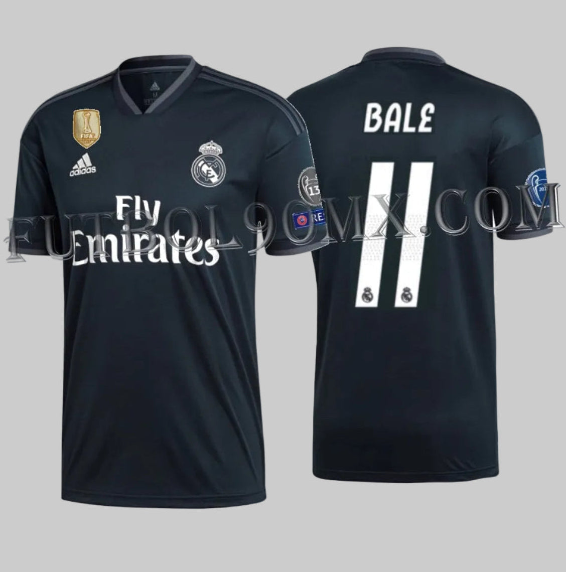 ADIDAS GARETH BALE REAL MADRID JERSEY DE VISITA UEFA CHAMPIONS LEAGUE 2018/19 1