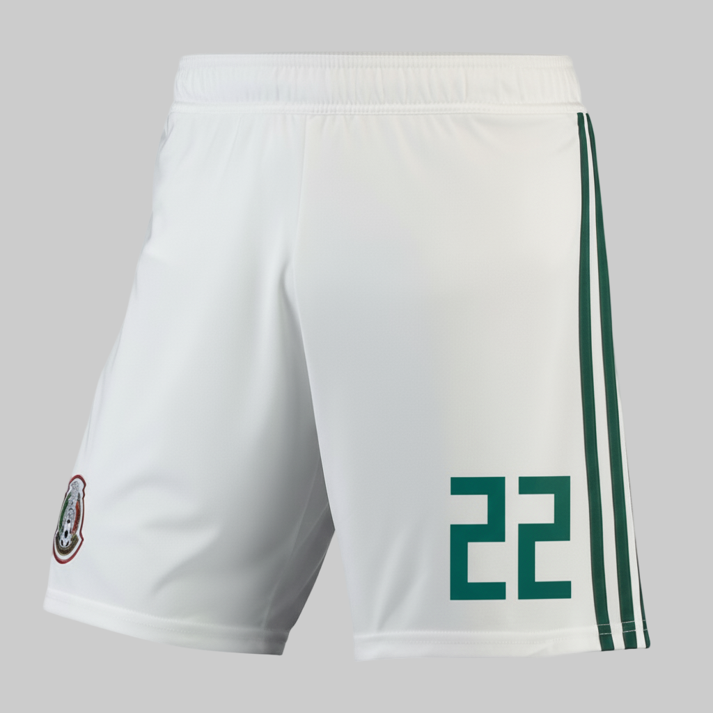 ADIDAS HIRVING LOZANO MEXICO SHORTS DE CASA COPA MUNDIAL FIFA 2018 1