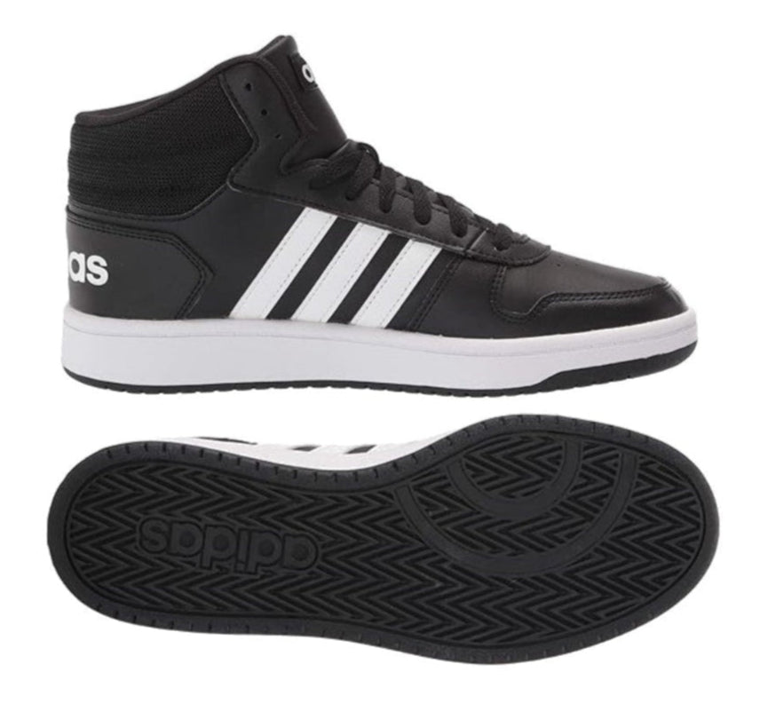 ADIDAS HOOPS 2.0 MID ZAPATOS DE BASKETBALL Negro 0