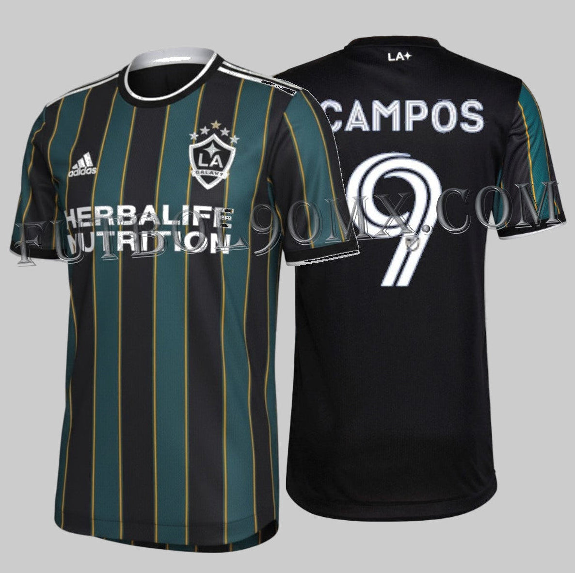 ADIDAS JORGE CAMPOS LOS ANGELES GALAXY AUTHENTIC MATCH JERSEY DE VISITA 2021 2022 0