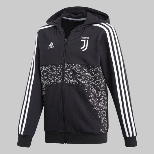 ADIDAS JUVENTUS SUDADERA DE CIERRE COMPLETO CON GORRA PARA NIÑOS 1