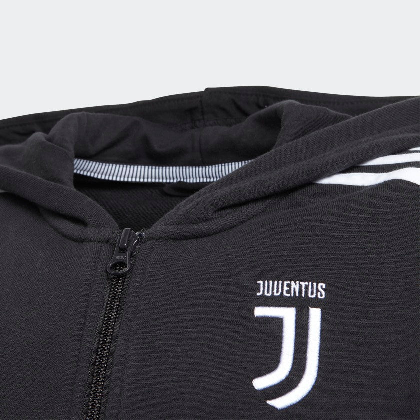 ADIDAS JUVENTUS SUDADERA DE CIERRE COMPLETO CON GORRA PARA NIÑOS 3