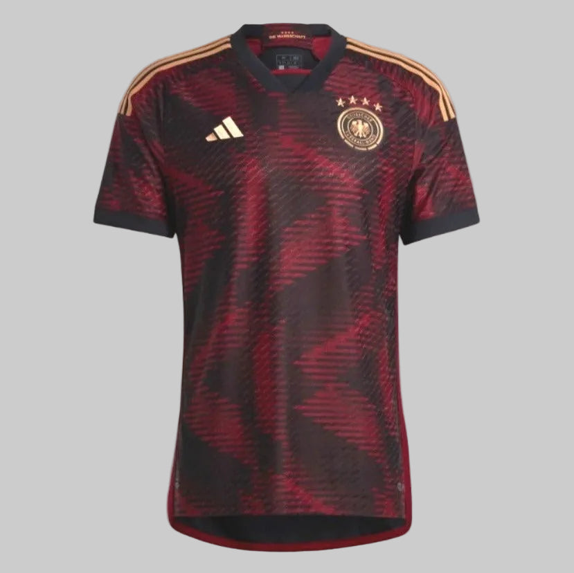 Vista frontal del Jersey Authentic Match de Havertz de Alemania Visita Mundial 2022 en Futbol90MX