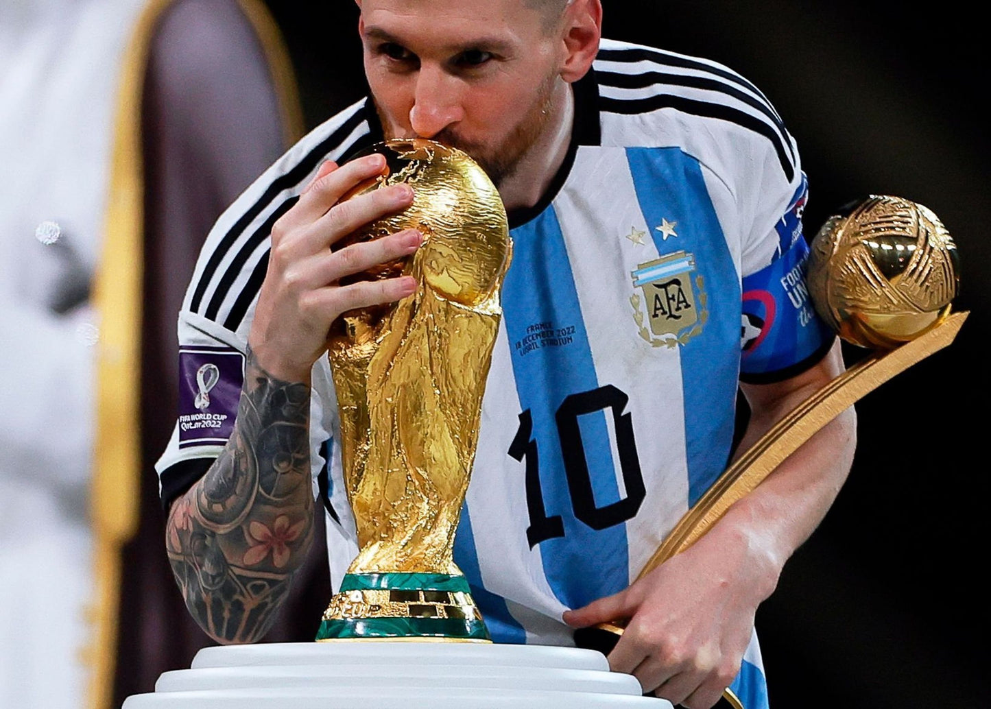 ADIDAS LIONEL MESSI ARGENTINA JERSEY DE CASA JUEGO FINAL DE LA COPA MUNDIAL FIFA 2022 9
