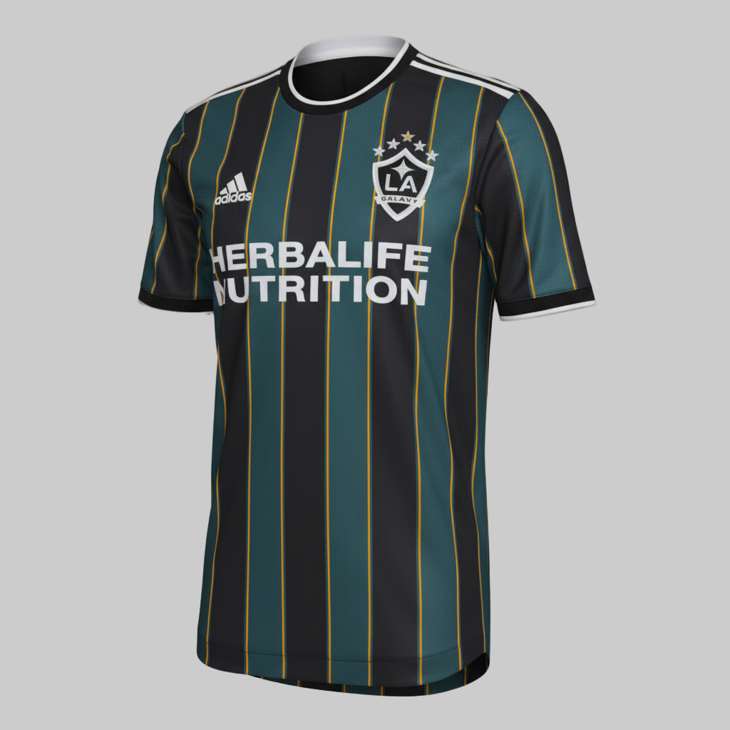 ADIDAS LOS ANGELES GALAXY AUTHENTIC MATCH JERSEY DE VISITA 2021 2022 0