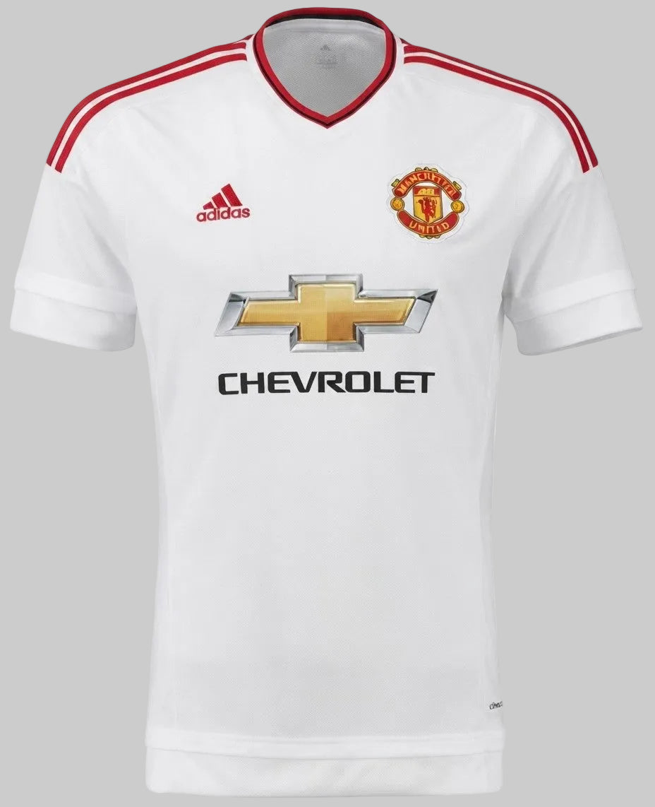 Jersey oficial Adidas Manchester United Away 2015/16, frente, código de autenticidad AI6363, Historical Archive Boutique Futbol90MX