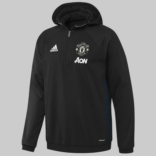 ADIDAS MANCHESTER UNITED SUDADERA DE GORRA CON CIERRE 1/4 2016/17 0