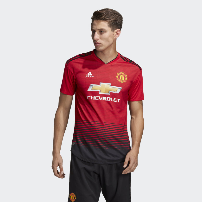 ADIDAS MARCUS RASHFORD MANCHESTER UNITED AUTHENTIC MATCH JERSEY DE CASA 2018/19 5