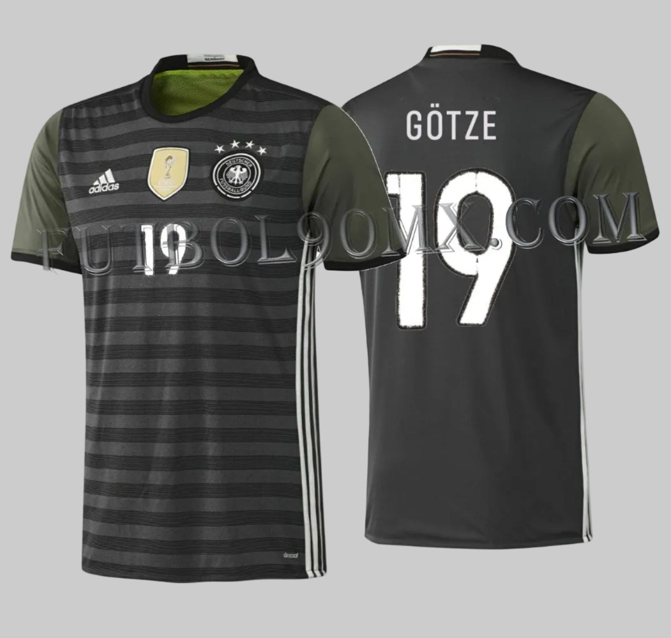 ADIDAS MARIO GOTZE ALEMANIA JERSEY DE VISITA EURO 2016 8