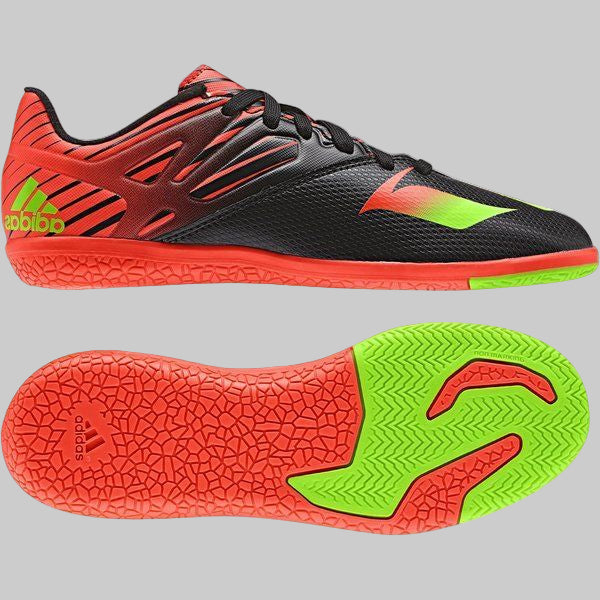 ADIDAS MESSI 15.3 IN ZAPATOS DE FÚTBOL SALA PARA NIÑOS Negro 1