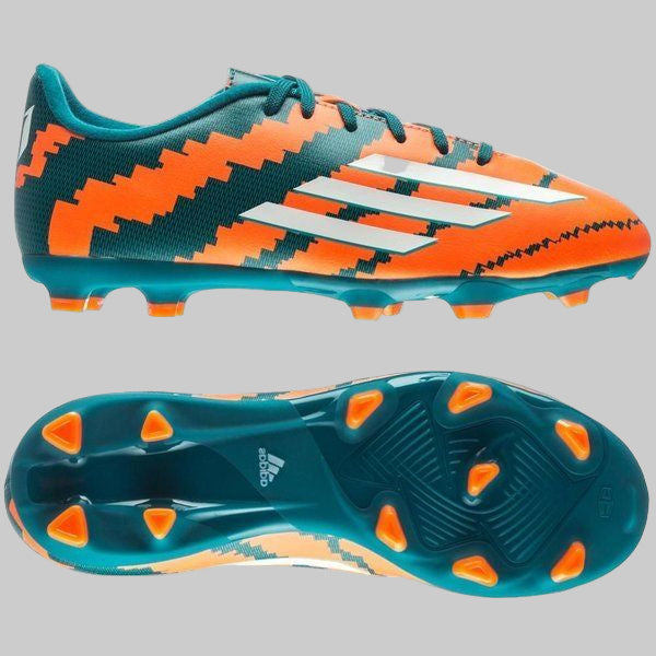 ADIDAS MESSI F10.3 FG ZAPATOS DE FÚTBOL PARA SUPERFICIE FIRME PARA NIÑOS Azul Turquesa 1