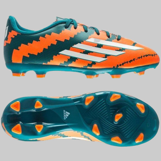 ADIDAS MESSI F10.3 FG ZAPATOS DE FÚTBOL PARA SUPERFICIE FIRME PARA NIÑOS Azul Turquesa 1