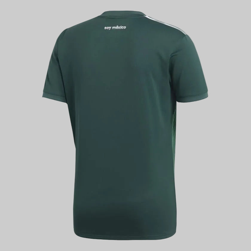 Vista posterior del Jersey Selección México Local Mundial 2018 edición archivo en Futbol90MX
