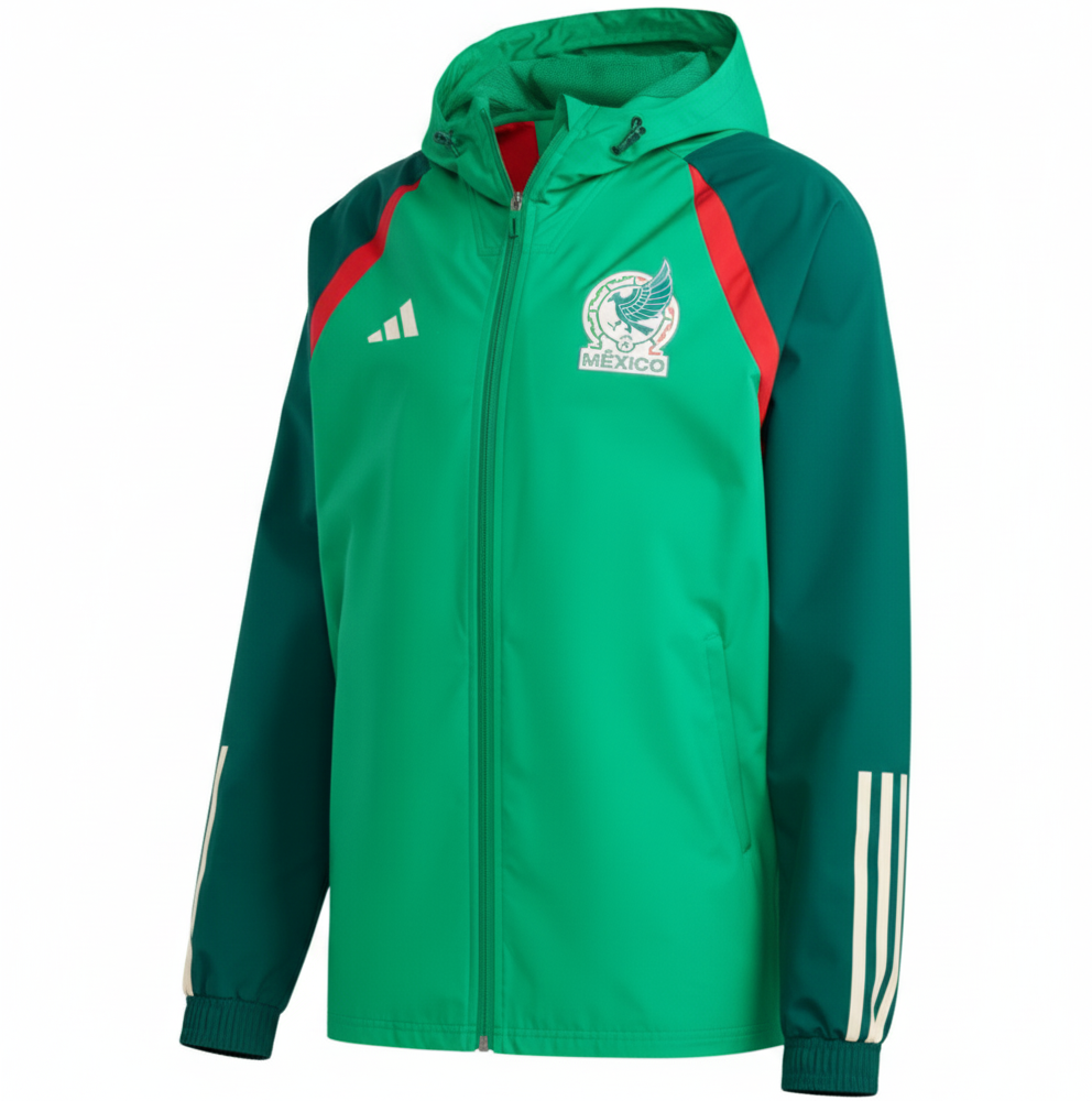 ADIDAS MÉXICO CHAMARRA ALL WEATHER PARA TODO CLIMA COPA MUNDIAL FIFA 2022 0