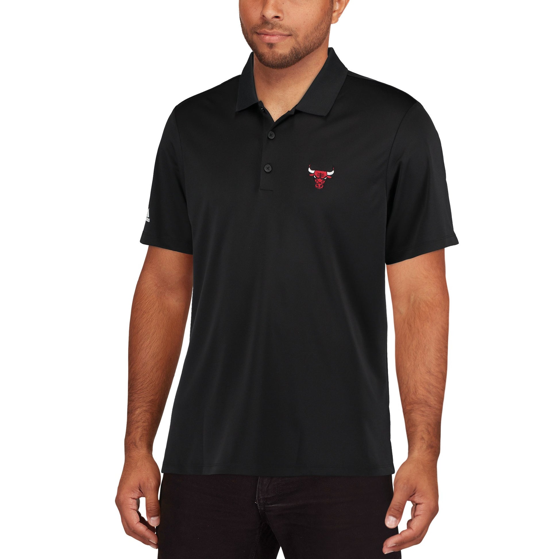 ADIDAS NBA CHICAGO BULLS GRID PLAYERA POLO 4