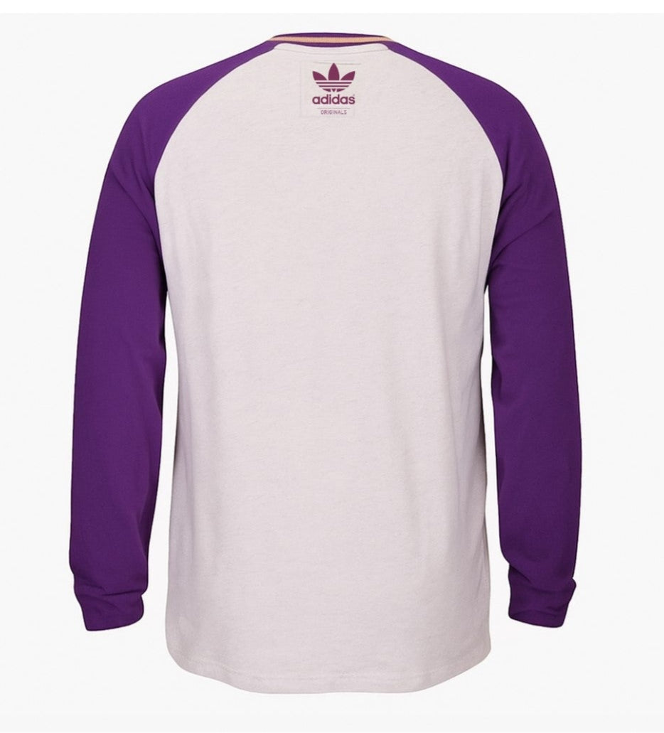 ADIDAS ORIGINALS NBA LOS ANGELES LAKERS CAMISETA LIGERA DE MANGA LARGA 3
