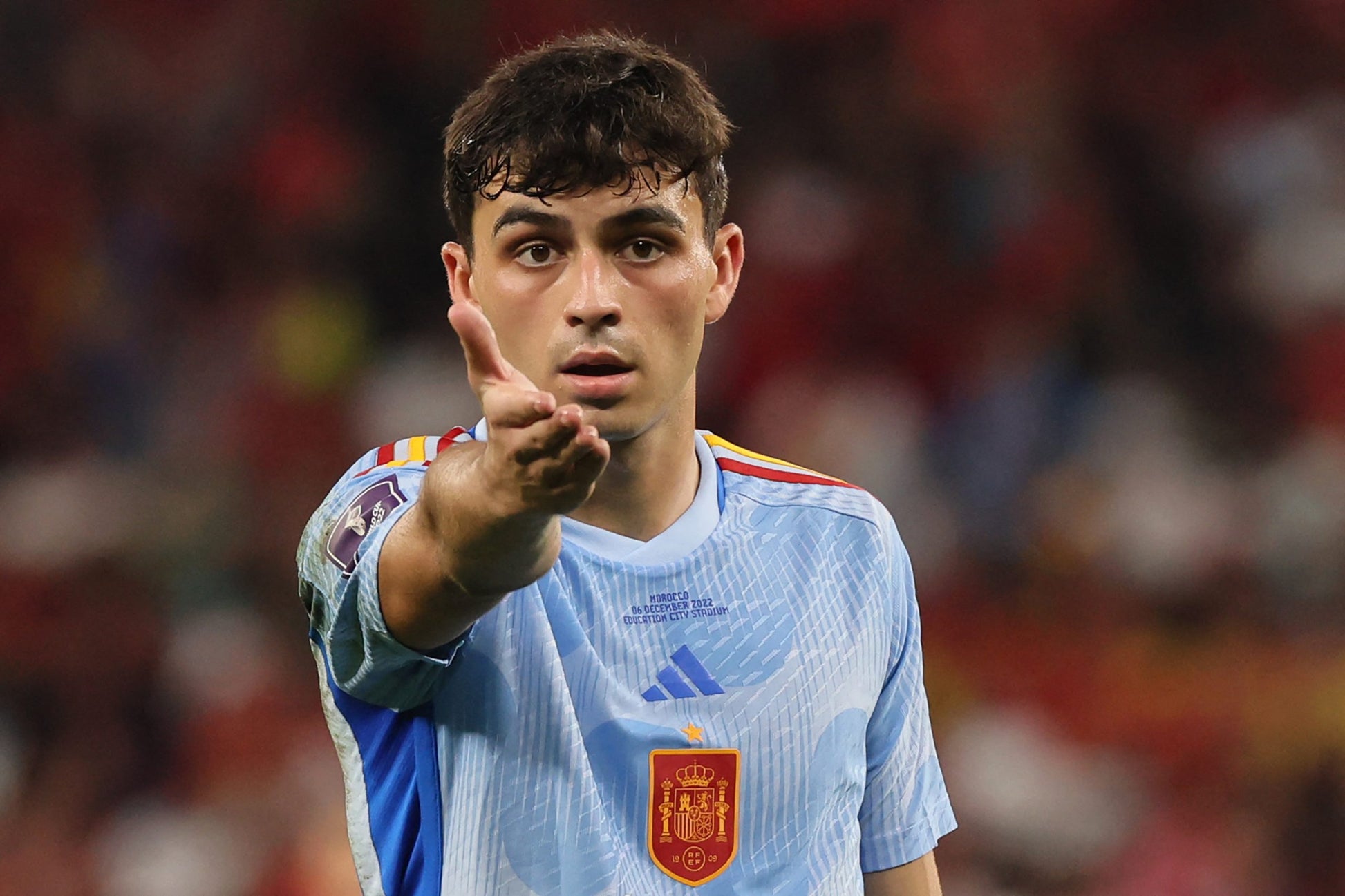 ADIDAS PEDRI ESPAÑA JERSEY DE VISITA COPA MUNDIAL FIFA 2022 6