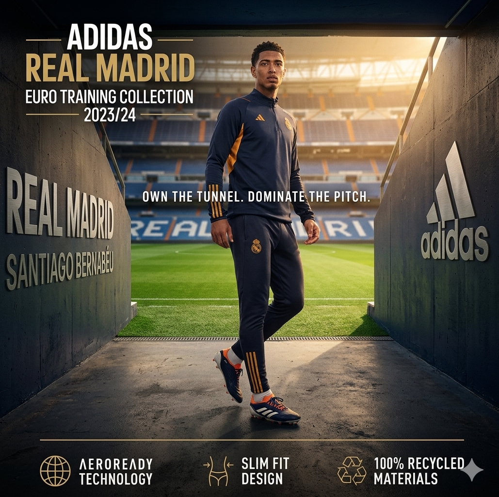 ADIDAS REAL MADRID EURO PANTS DE ENTRENAMIENTO 2023/24 6