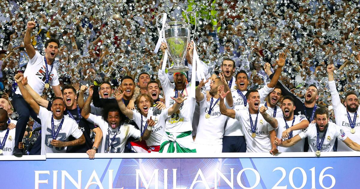 ADIDAS REAL MADRID JERSEY MANGA LARGA CAMPEONES UNDECIMA UEFA CHAMPIONS LEAGUE 2016 5