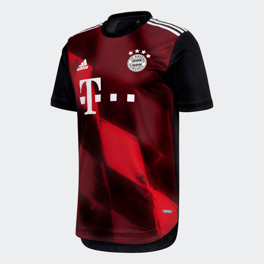 ADIDAS ROBERT LEWANDOWSKI BAYERN MUNICH AUTHENTIC MATCH JERSEY TERCERO UEFA CHAMPIONS LEAGUE 2020/21 2