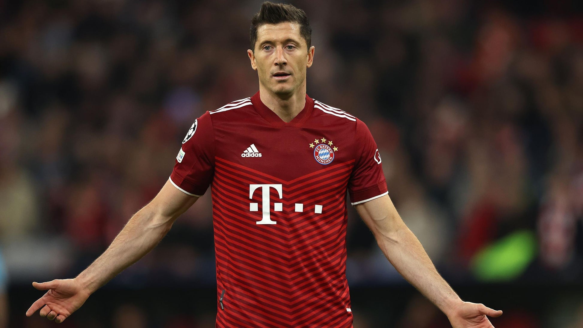 ADIDAS ROBERT LEWANDOWSKI BAYERN MUNICH FC AUTHENTIC MATCH JERSEY DE CASA UEFA CHAMPIONS LEAGUE 2021/22 6