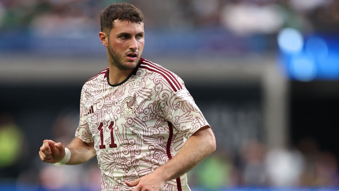 ADIDAS SANTIAGO GIMENEZ MEXICO JERSEY DE VISITA COPA MUNDIAL FIFA 2022 6