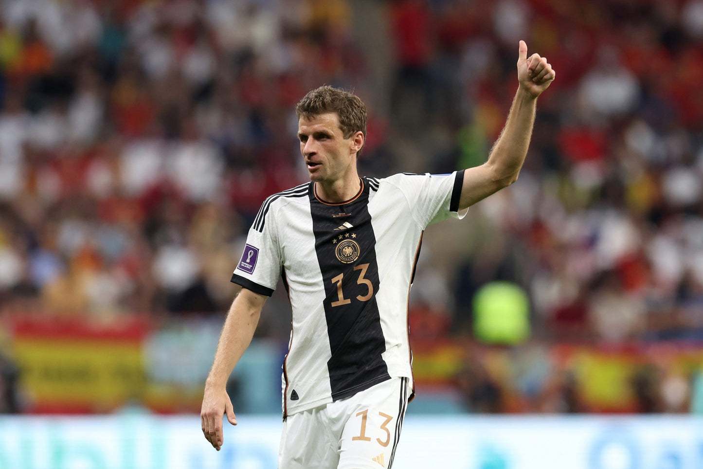 ADIDAS THOMAS MULLER ALEMANIA AUTHENTIC MATCH JERSEY DE CASA COPA MUNDIAL FIFA 2022 5