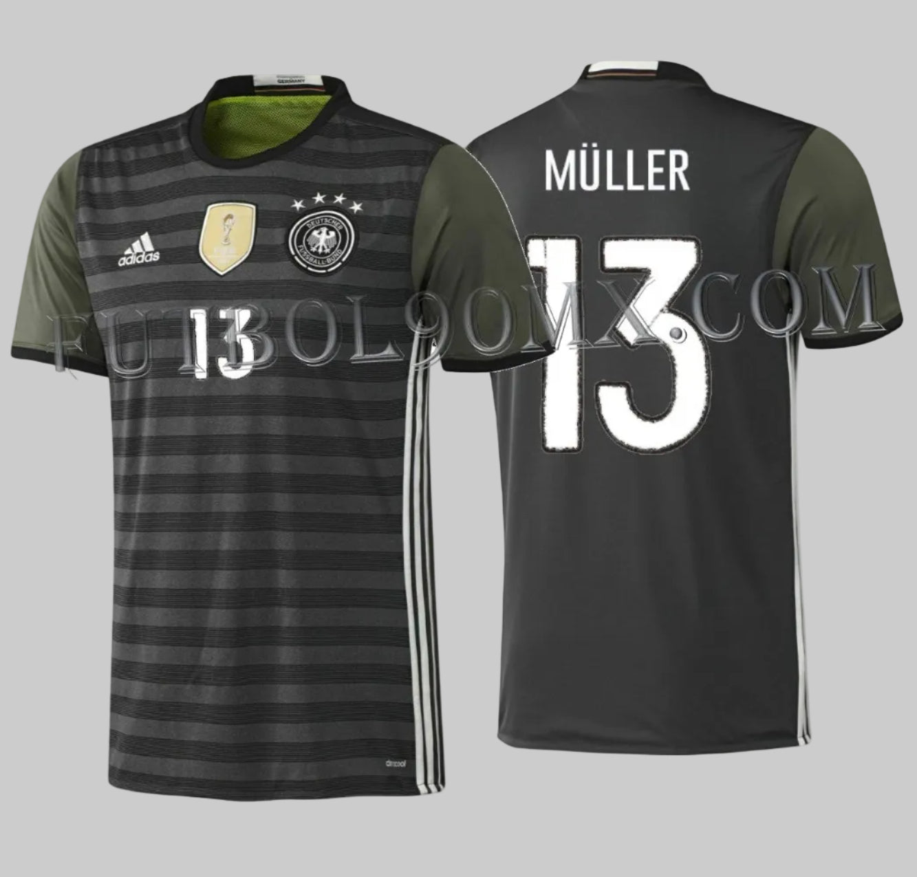 ADIDAS THOMAS MULLER ALEMANIA JERSEY DE VISITA EURO 2016 8