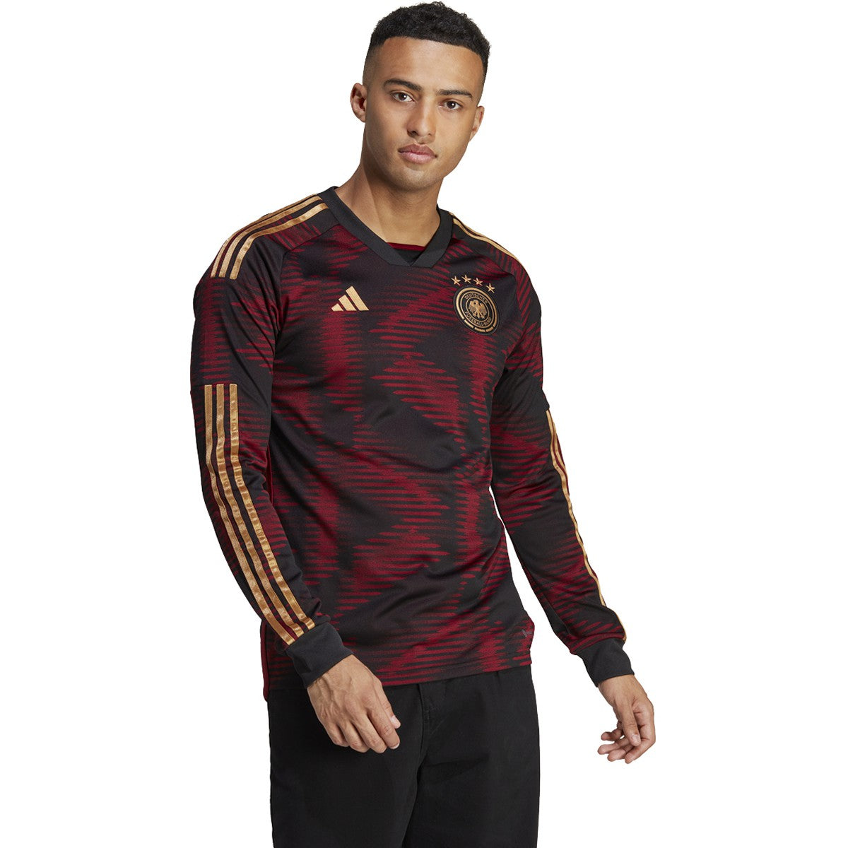 ADIDAS THOMAS MULLER ALEMANIA JERSEY MANGA LARGA DE VISITA COPA MUNDIAL FIFA 2022