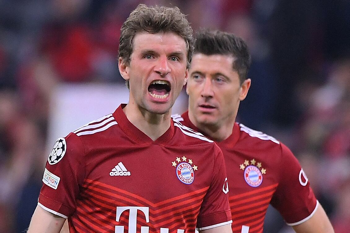 ADIDAS THOMAS MULLER BAYERN MUNICH FC AUTHENTIC MATCH JERSEY DE CASA UEFA CHAMPIONS LEAGUE 2021/22 6