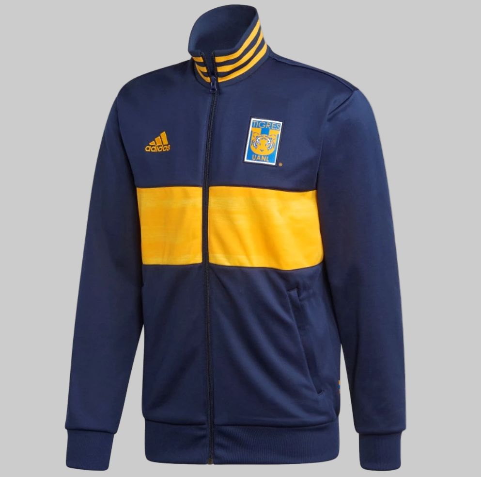 ADIDAS TIGRES UANL CHAMARRA DE PISTA 3 RAYAS 2019/20 1