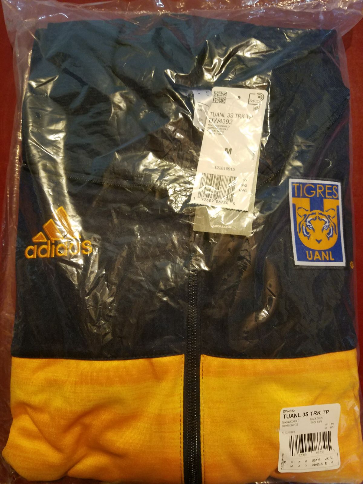 ADIDAS TIGRES UANL CHAMARRA DE PISTA 3 RAYAS 2019/20 3