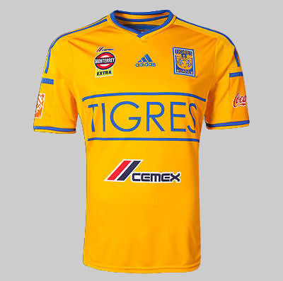 ADIDAS TIGRES UANL JERSEY DE CASA 2014/15 1