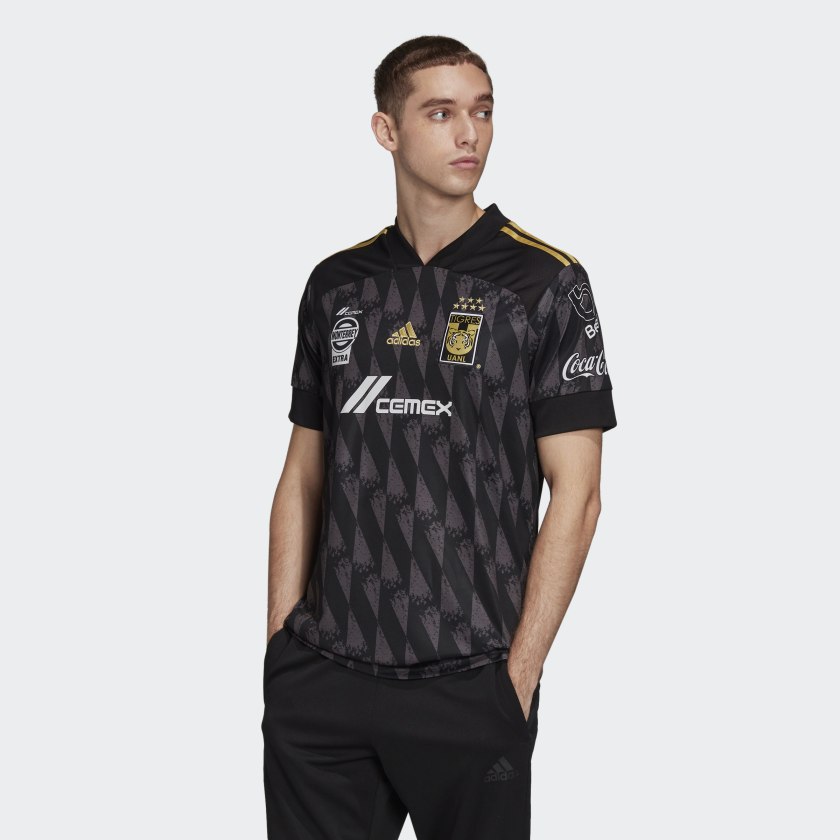 Vista general completa del jersey third Adidas Tigres UANL 2020 FI4746 dentro de la colección de Futbol90MX.