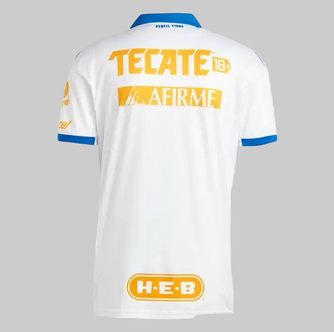 Jersey Adidas Tigres UANL Tercera Equipación 2023 HT4210 vista posterior.