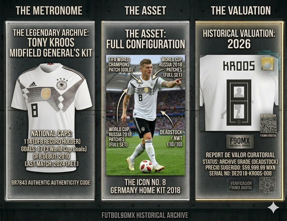ADIDAS TONY KROOS ALEMANIA JERSEY DE CASA COPA MUNDIAL FIFA 2018 6
