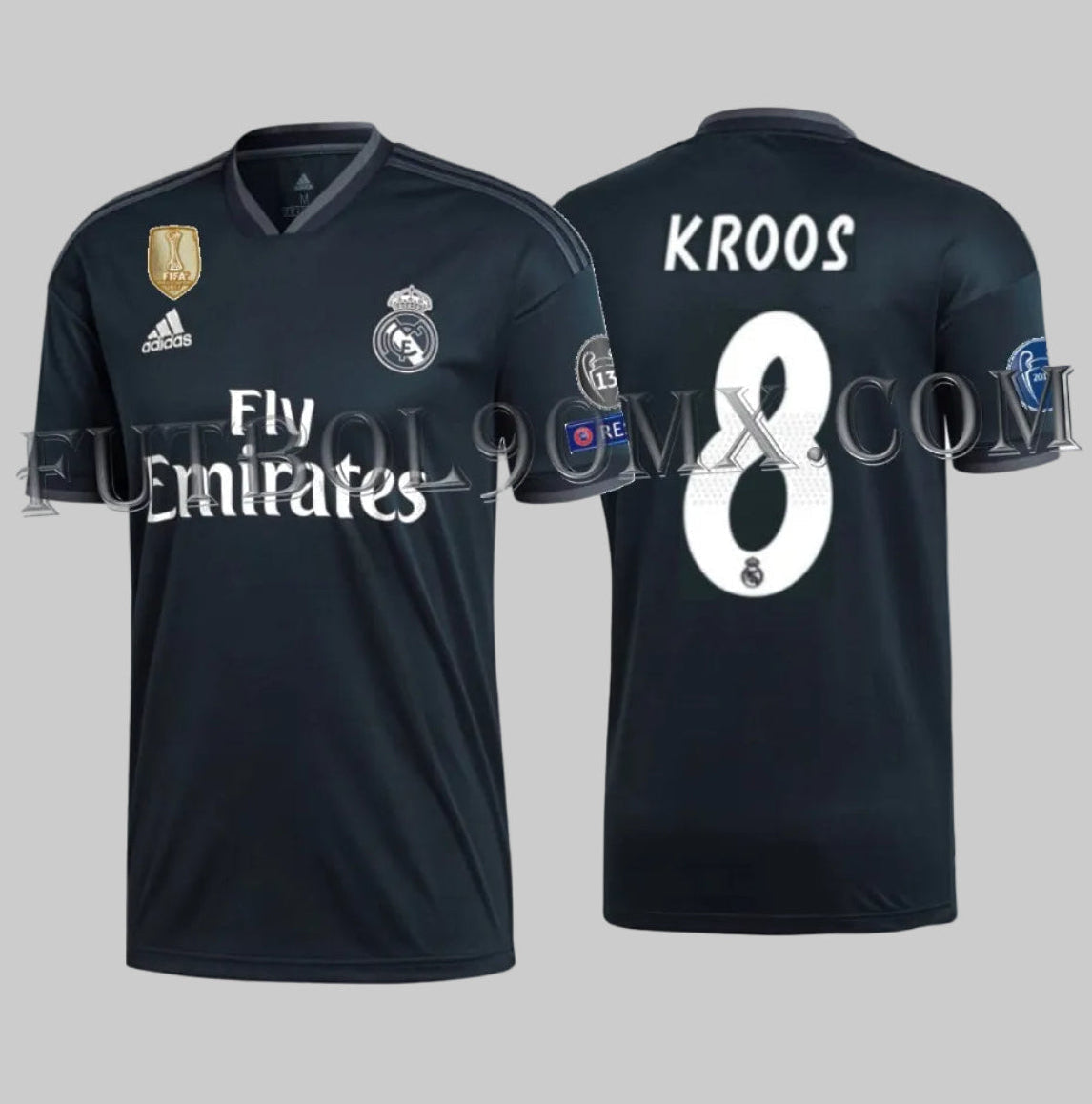 ADIDAS TONY KROOS REAL MADRID JERSEY DE VISITA UEFA CHAMPIONS LEAGUE 2018/19 1