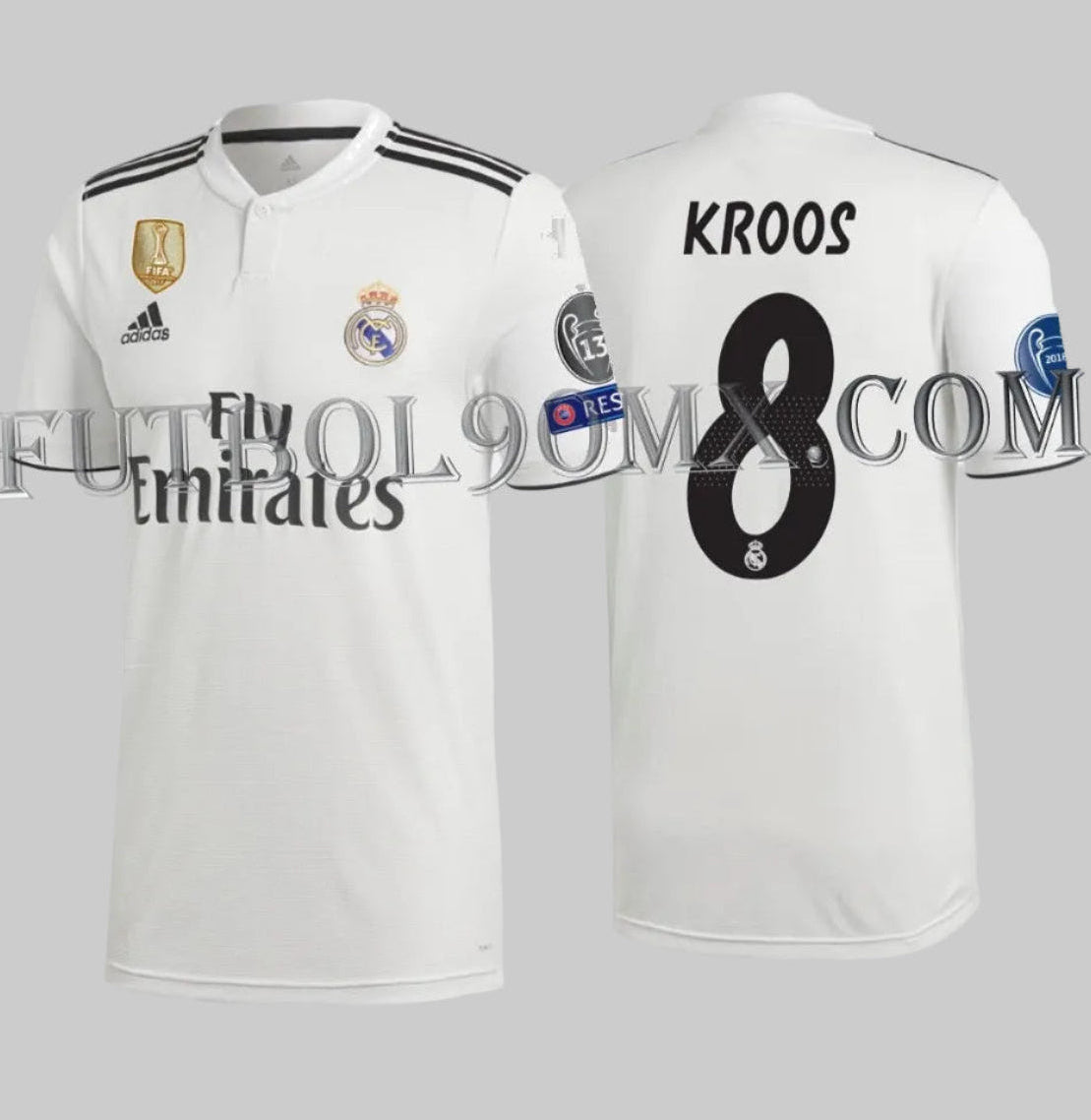 ADIDAS TONY KROOS REAL MADRID JERSEY DE CASA UEFA CHAMPIONS LEAGUE 2018/19 1