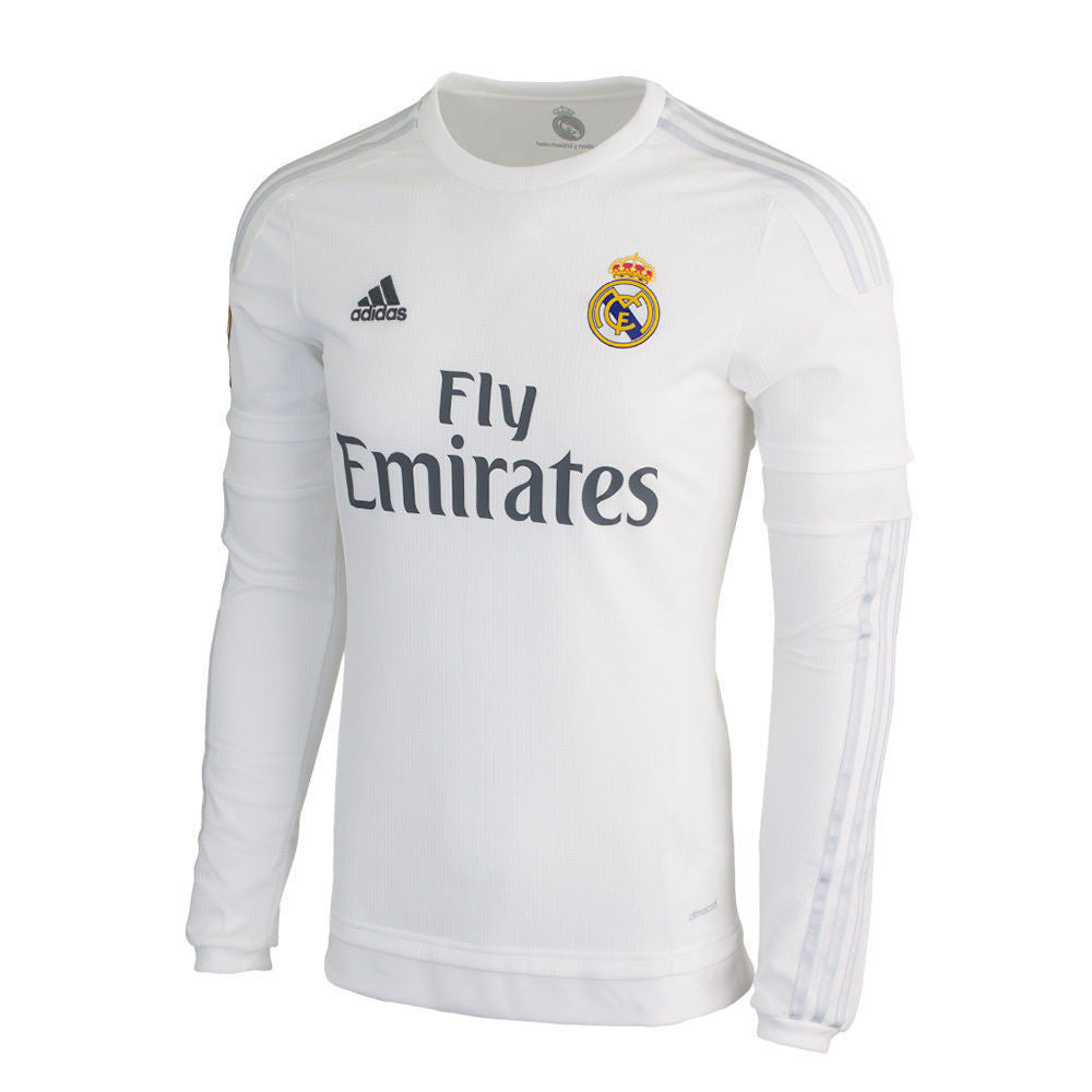 ADIDAS ZINEDINE ZIDANE REAL MADRID JERSEY MANGA LARGA DE CASA 2015/16 2