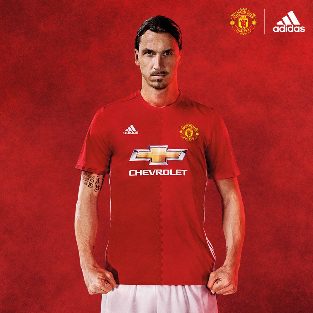 ADIDAS ZLATAN IBRAHIMOVIC MANCHESTER UNITED JERSEY MANGA LARGA DE CASA 2016/17 8