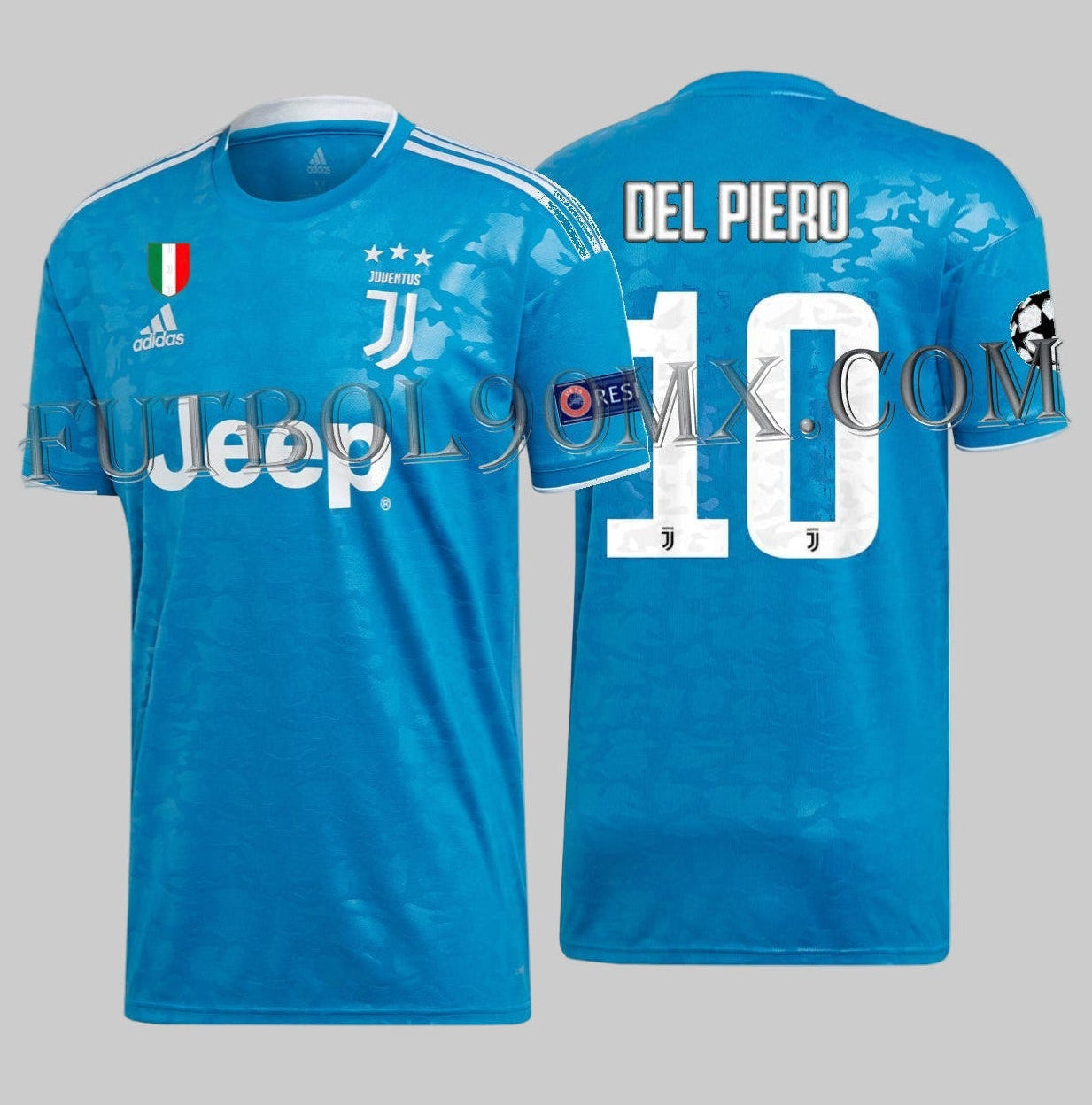 ADIDAS ALESSANDRO DEL PIERO JUVENTUS JERSEY TERCERO UEFA CHAMPIONS LEAGUE 2019/20 1