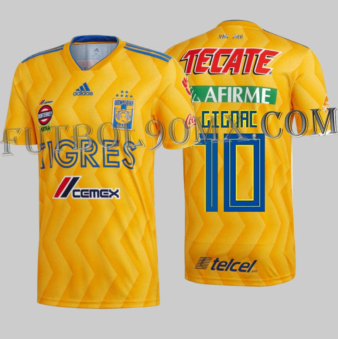 ADIDAS ANDRE-PIERRE GIGNAC TIGRES UANL JERSEY DE CASA 2018/19 1