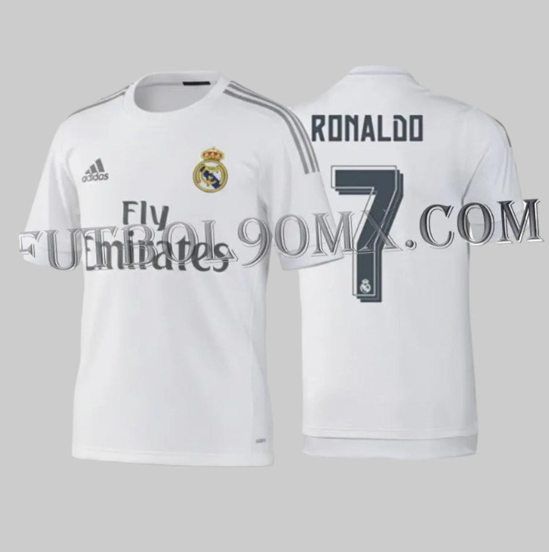 ADIDAS CRISTIANO RONALDO REAL MADRID JERSEY DE CASA PARA NIÑO 2015/16 1