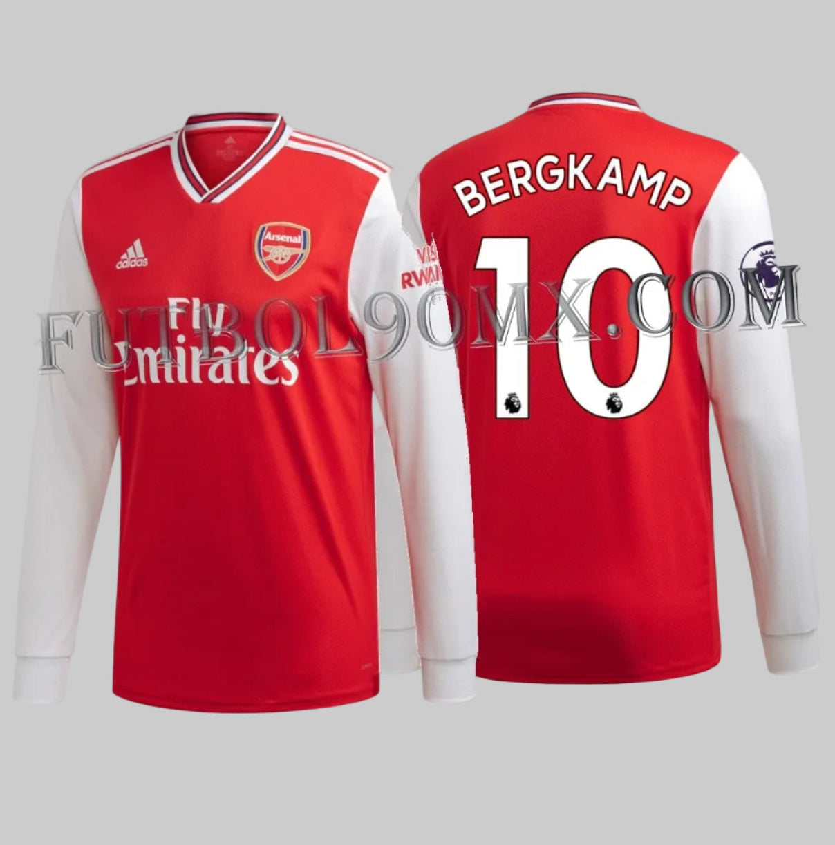 ADIDAS DENNIS BERGKAMP ARSENAL FC JERSEY MANGA LARGA DE CASA 2019/20 1