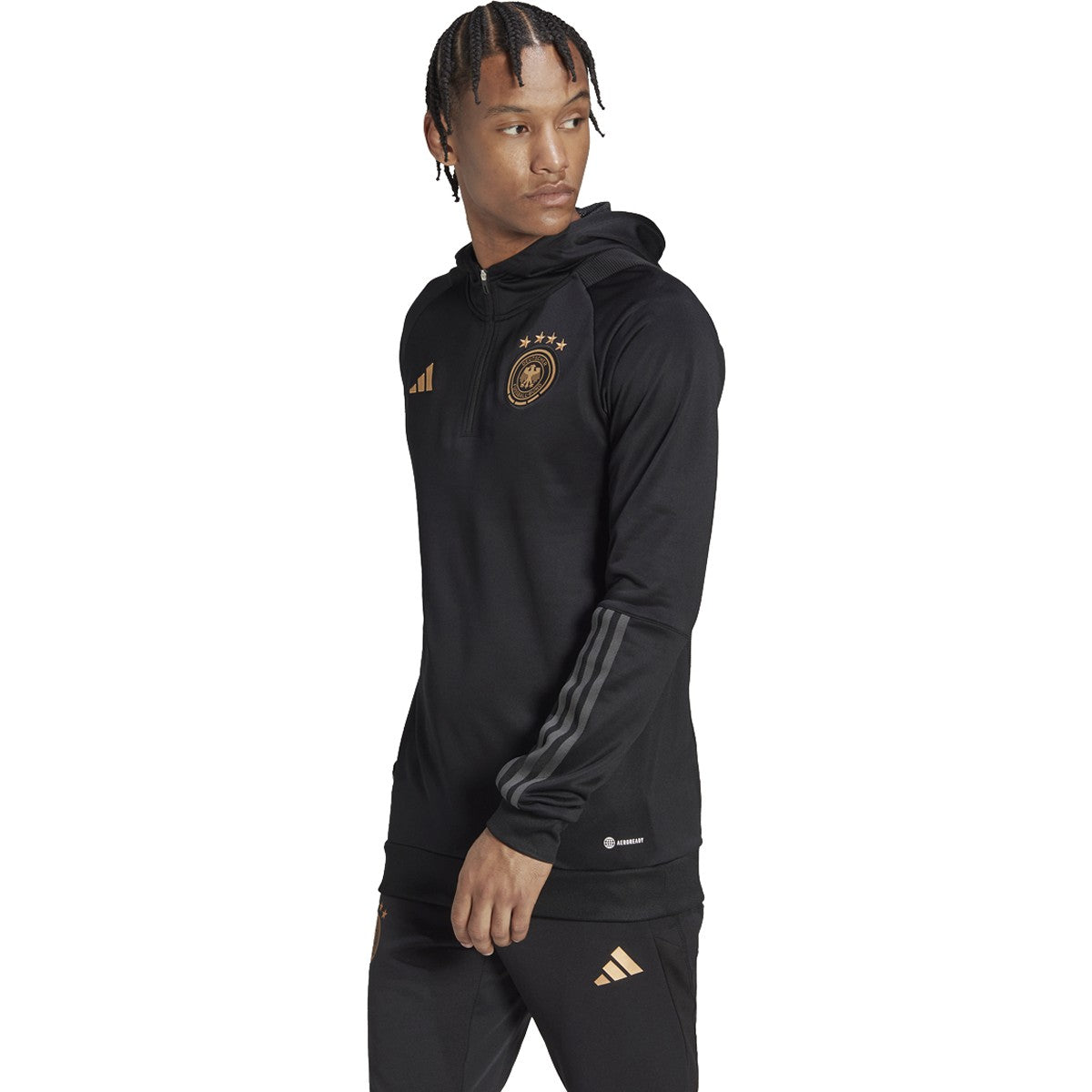 ADIDAS ALEMANIA SUDADERA TIRO CON GORRA COPA MUNDIAL DE LA FIFA 2022 5