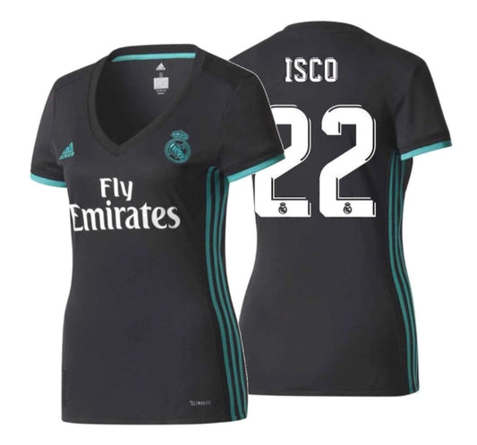 ADIDAS ISCO REAL MADRID JERSEY DE VISITA PARA MUJER 2017/18 1
